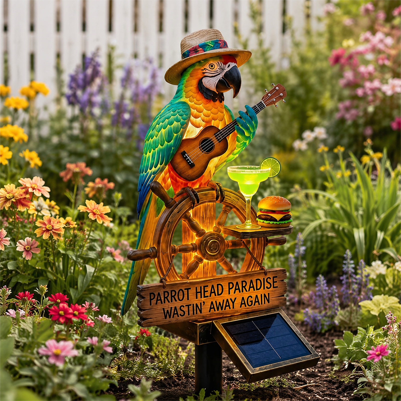 Solar-Powered Parrot Garden Li - Yard Lighting Decor 리뷰 및 가격