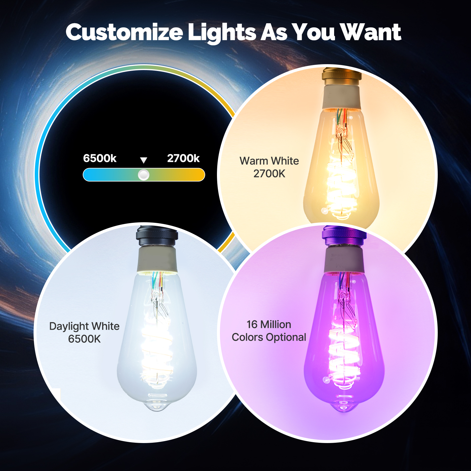 MOES Tuya Smart LED Bulb WiFi/ - Colour Changing Bulb 리뷰 및 가격