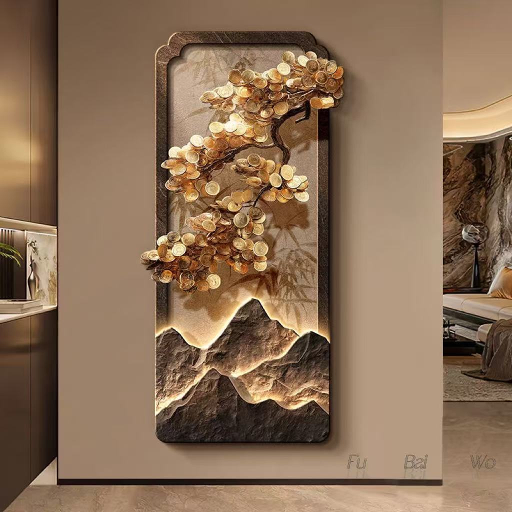 New Chinese style luxury tree  - Wall Decor Lighting Tree 리뷰 및 가격