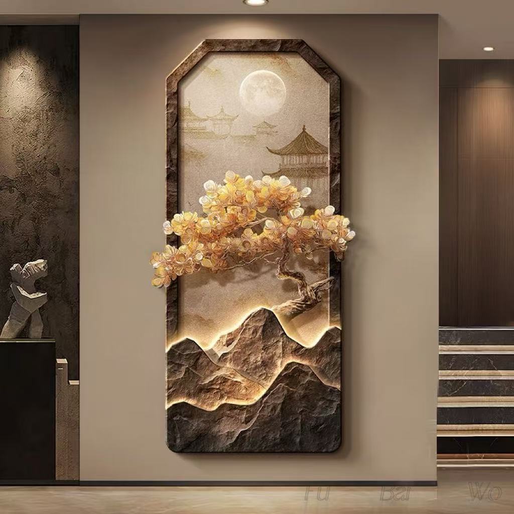 New Chinese style luxury tree  - Wall Decor Lighting Tree 리뷰 및 가격