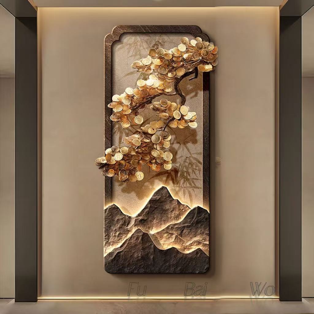 New Chinese style luxury tree  - Wall Decor Lighting Tree 리뷰 및 가격