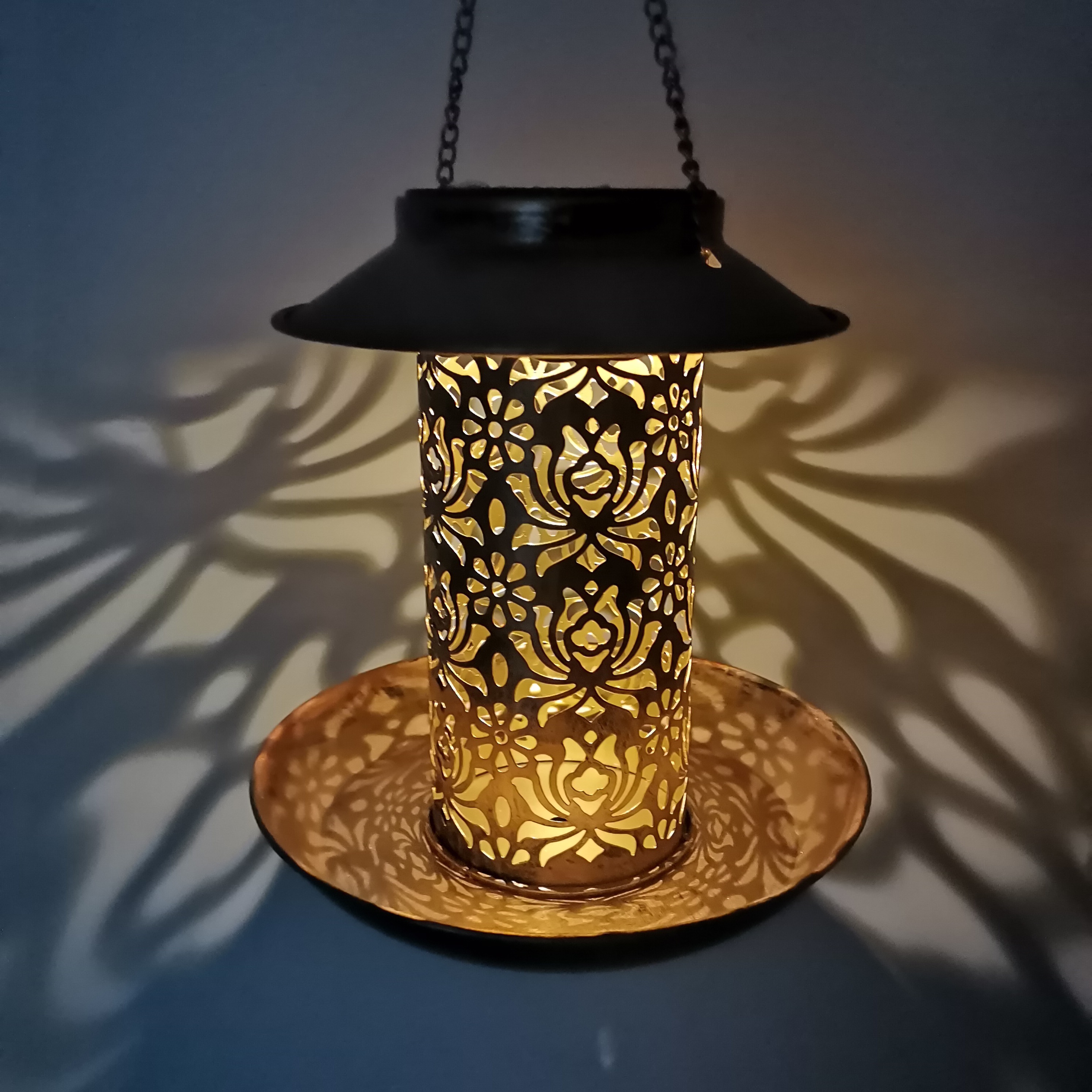 Solar Bird Feeder Metal Outdoo - Outdoor Lighting Decor Ideas 리뷰 및 가격
