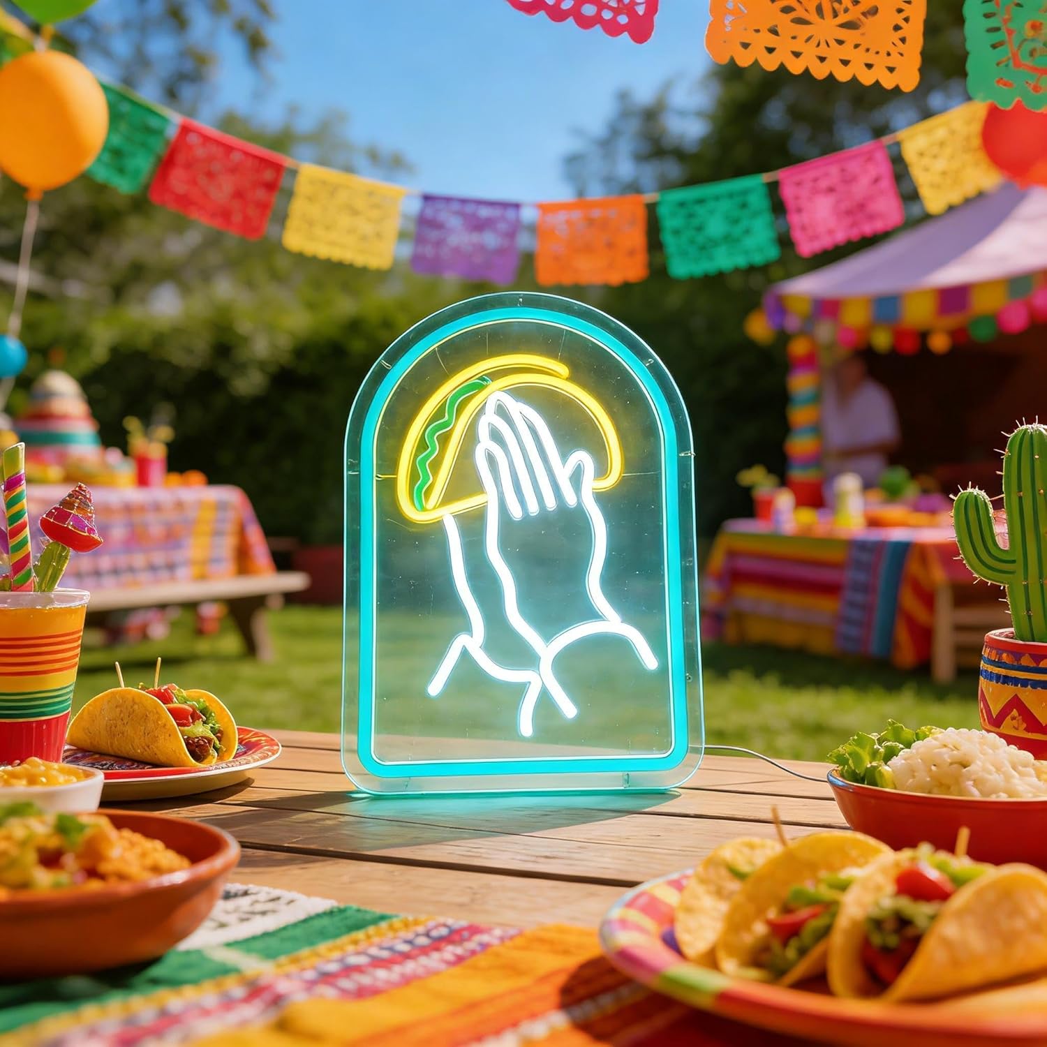 Taco LED Neon Sign LED Wall Li - Outdoor Lighting Decor Ideas 리뷰 및 가격