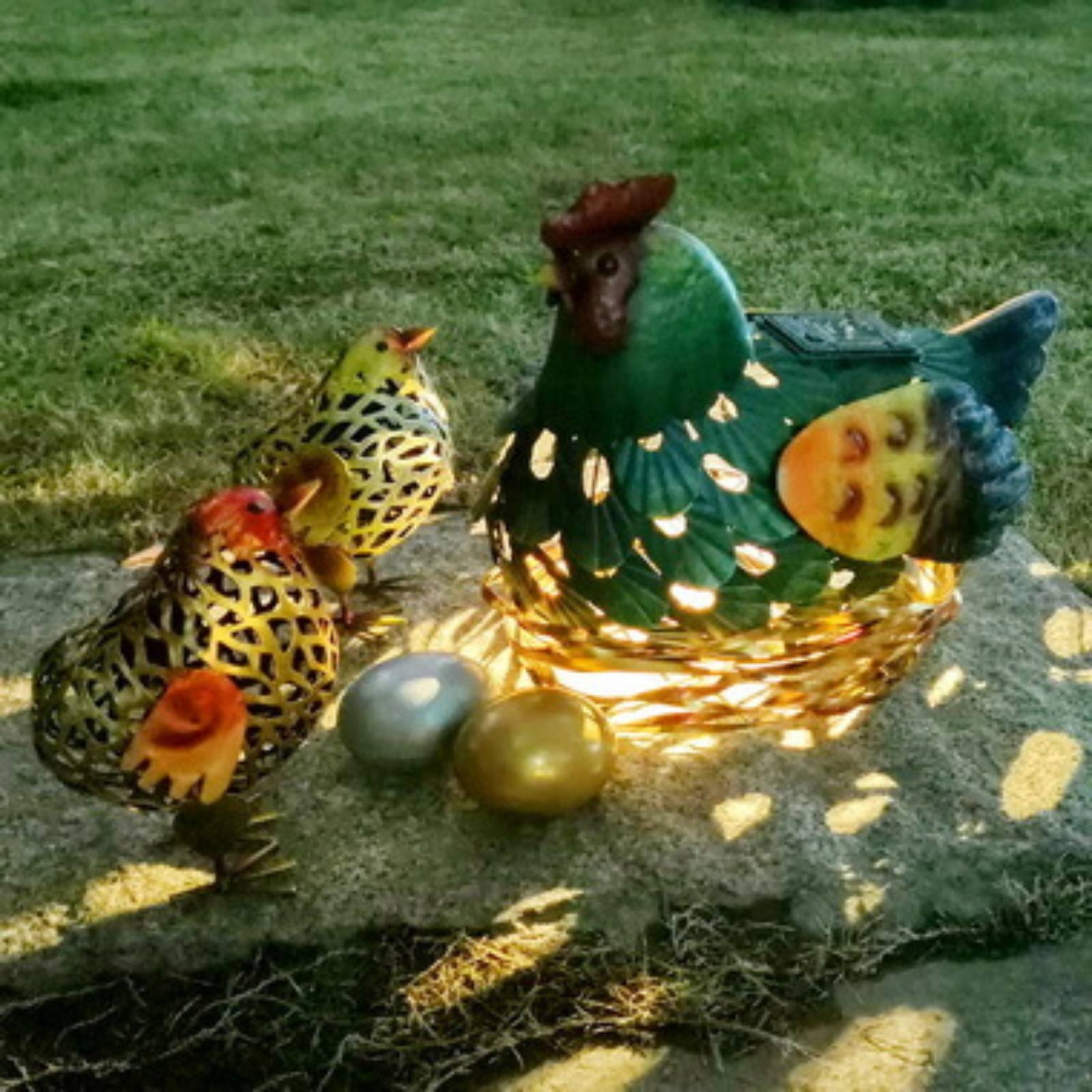 Solar Lantern Chicken Statue O - Yard Lighting Decor 리뷰 및 가격