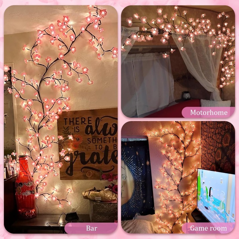 LED Cherry Blossom Tree Branch - Wall Decor Lighting Tree 리뷰 및 가격