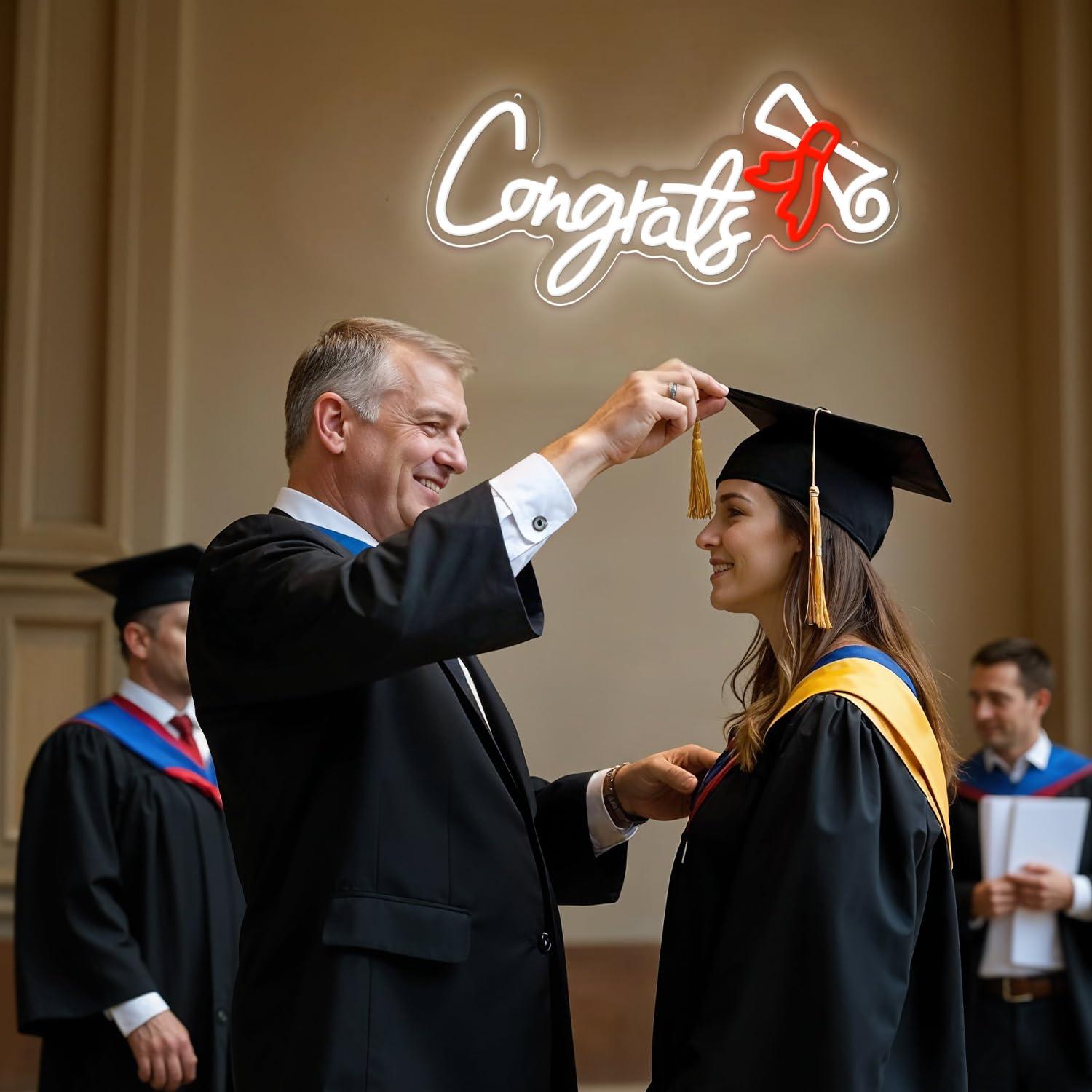 Congrats Graduation Neon Sign  - Wall Decor Lighting 리뷰 및 가격