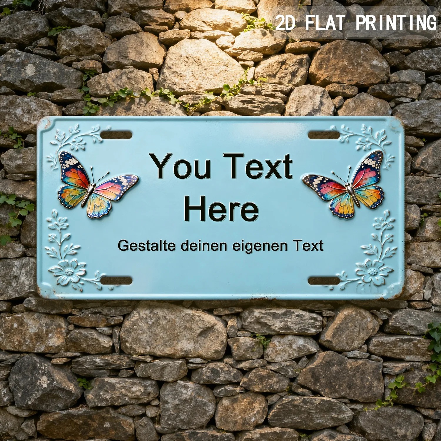 15×30CM Aluminum Plaque Light  - Lighting Metal Wall Decor 리뷰 및 가격