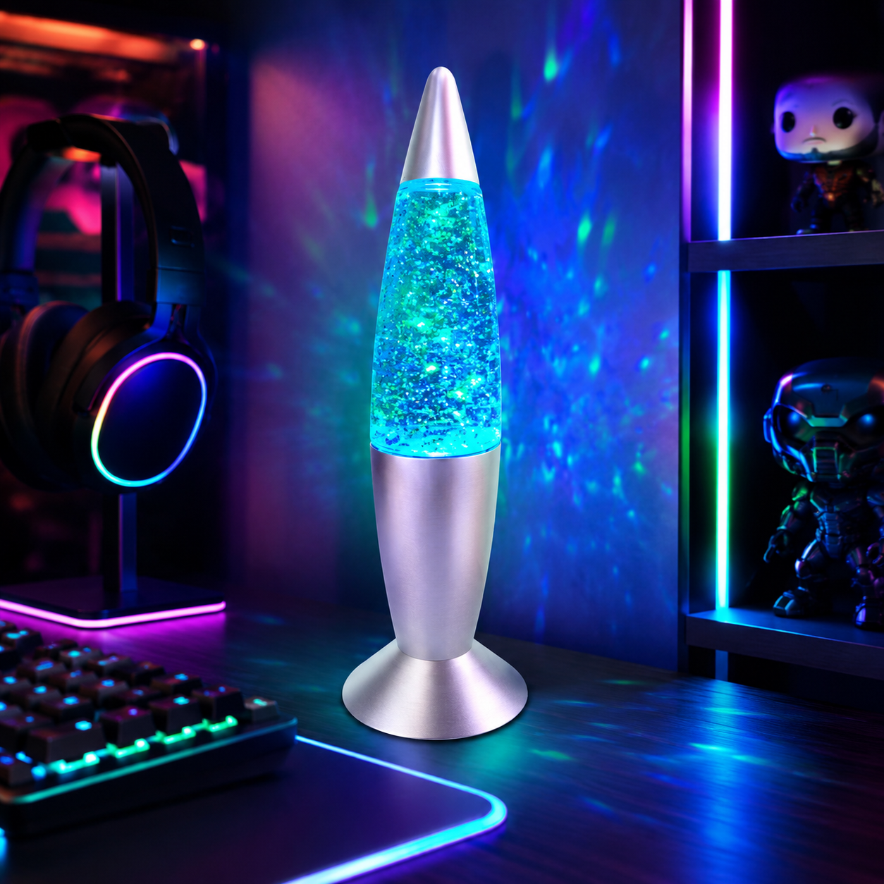 LED Rocket Lamp USB Color Chan - Colour Changing Bulb 리뷰 및 가격