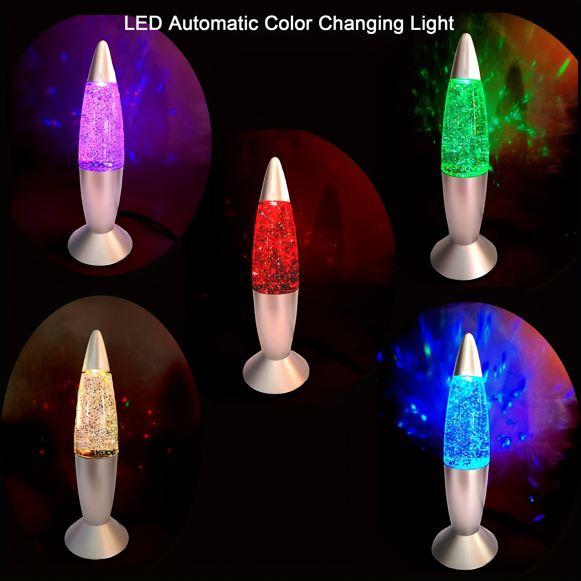 LED Rocket Lamp USB Color Chan - Colour Changing Bulb 리뷰 및 가격