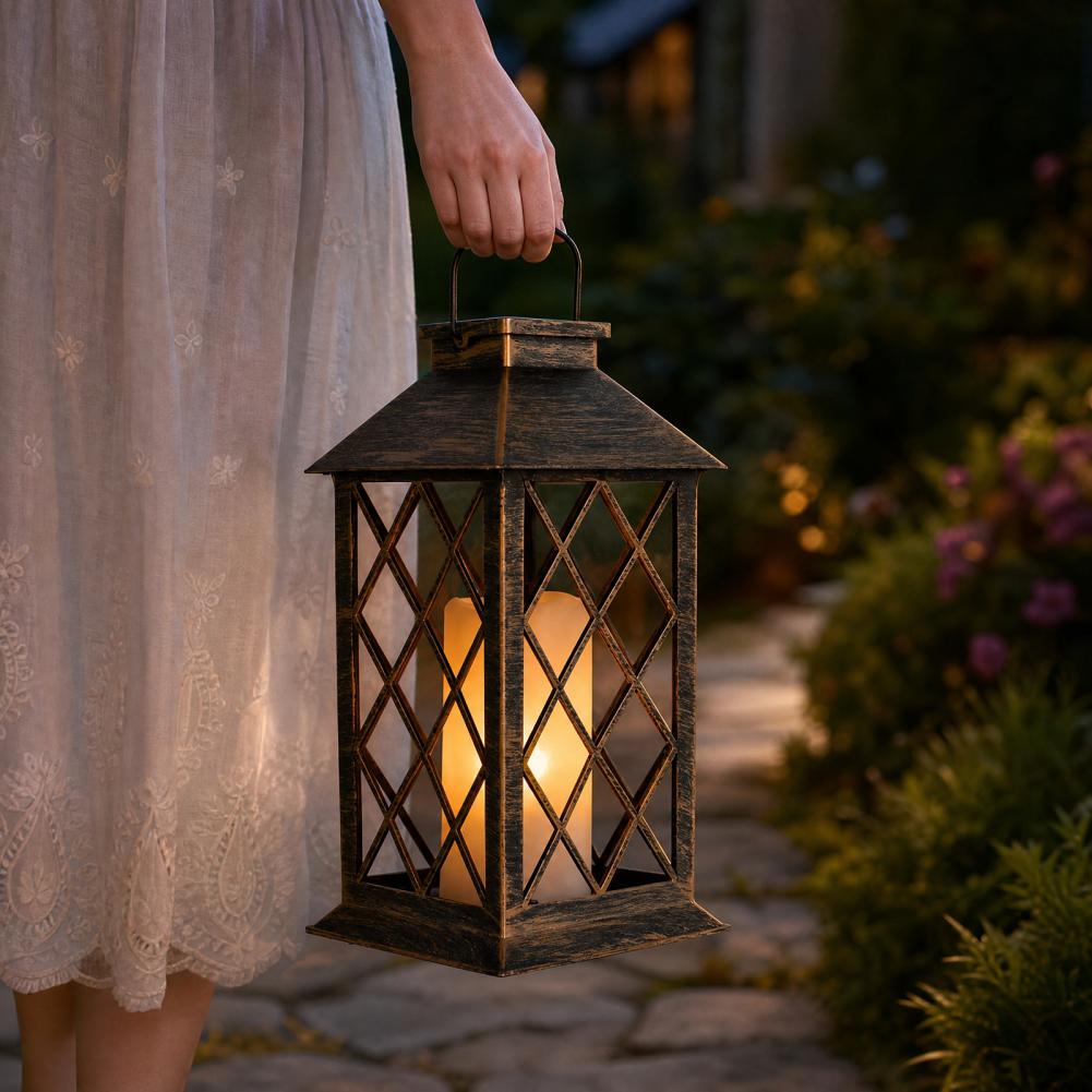 Retro Solar Lantern, Outdoor S - Yard Lighting Decor 리뷰 및 가격