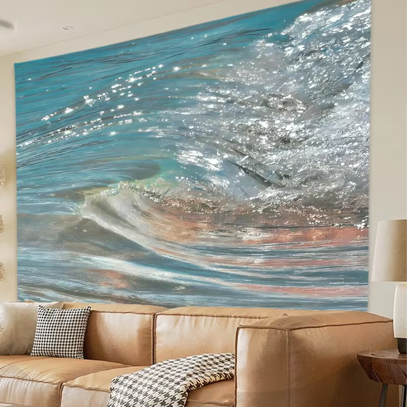VIKAMA Oil Painting Style Wave - Lighting Home Decor Products 리뷰 및 가격