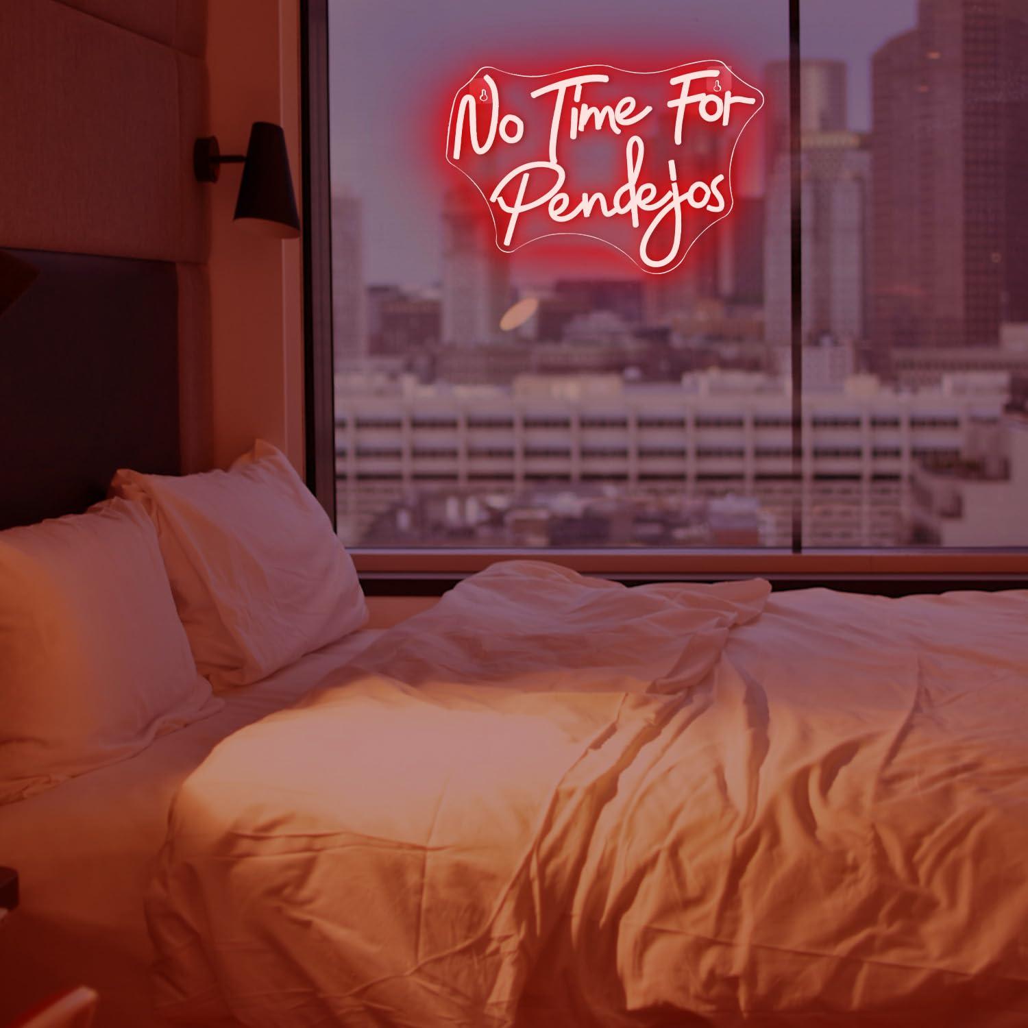 No Time for Pendejos Neon Sign - Wall Decor Lighting 리뷰 및 가격