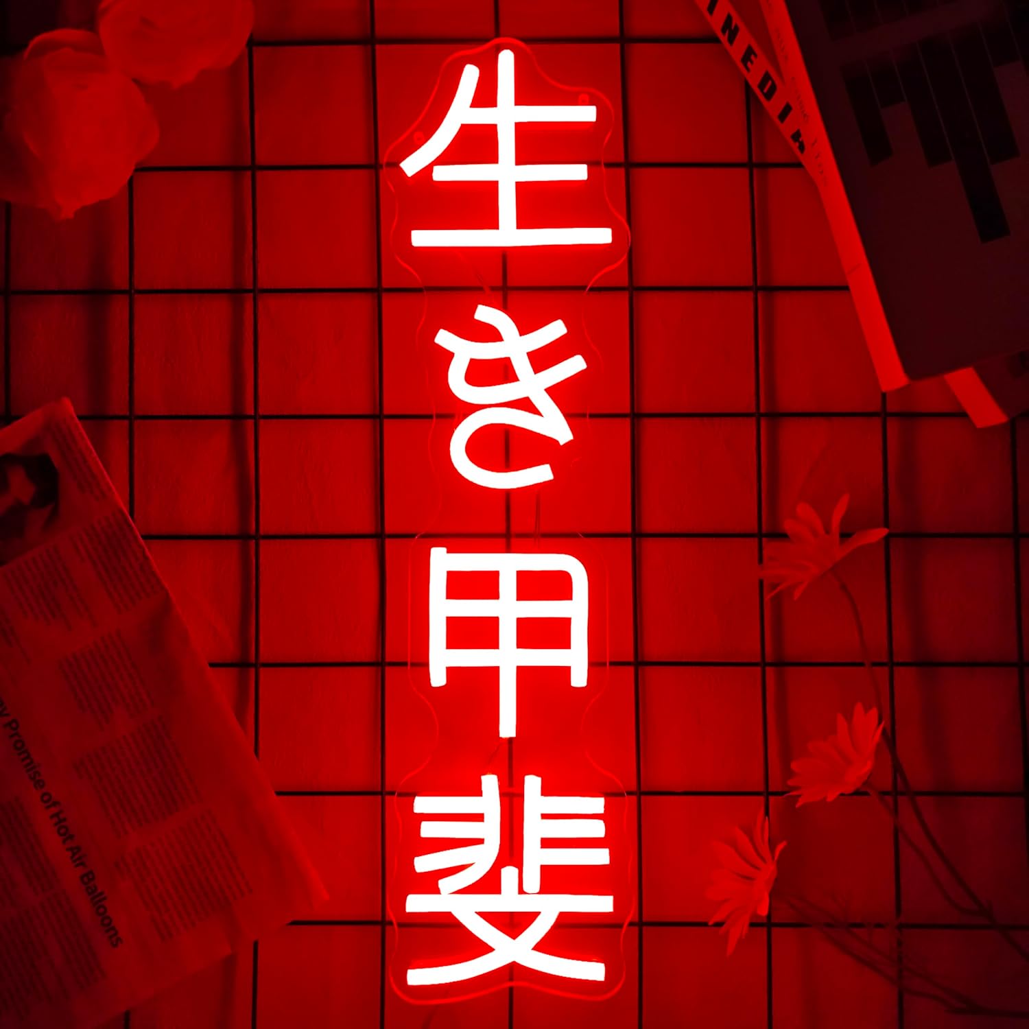 Japanese Birthday Ikigai Neon  - Wall Decor Lighting 리뷰 및 가격
