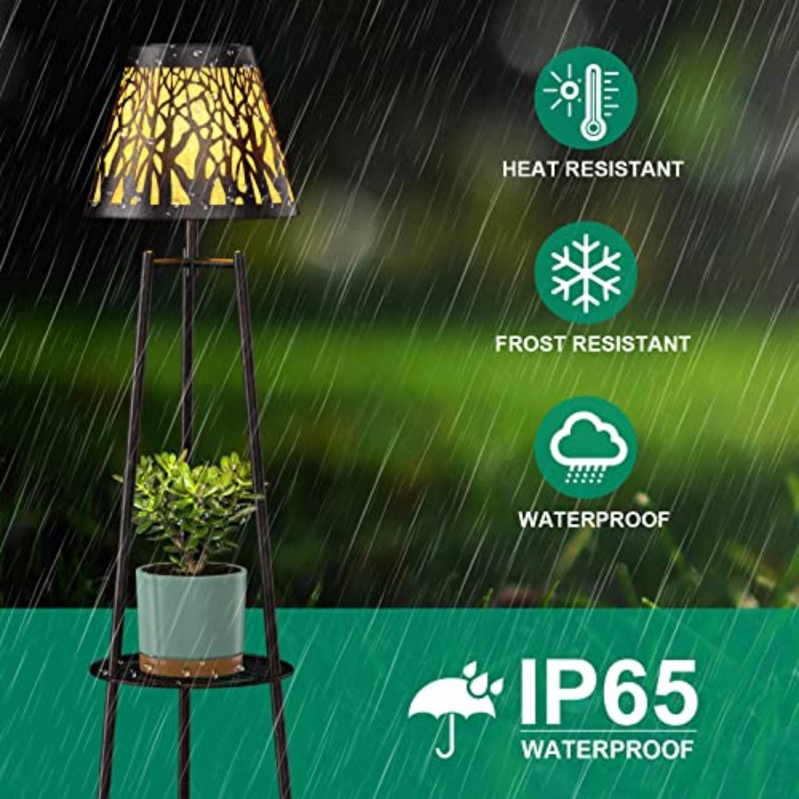 2 Pack Outdoor Solar Floor Lam - Decor Lighting Floor Lamps 리뷰 및 가격