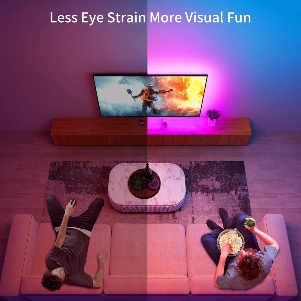 5050 RGB USB LED Strip Lights  - Colour Changing Bulb 리뷰 및 가격