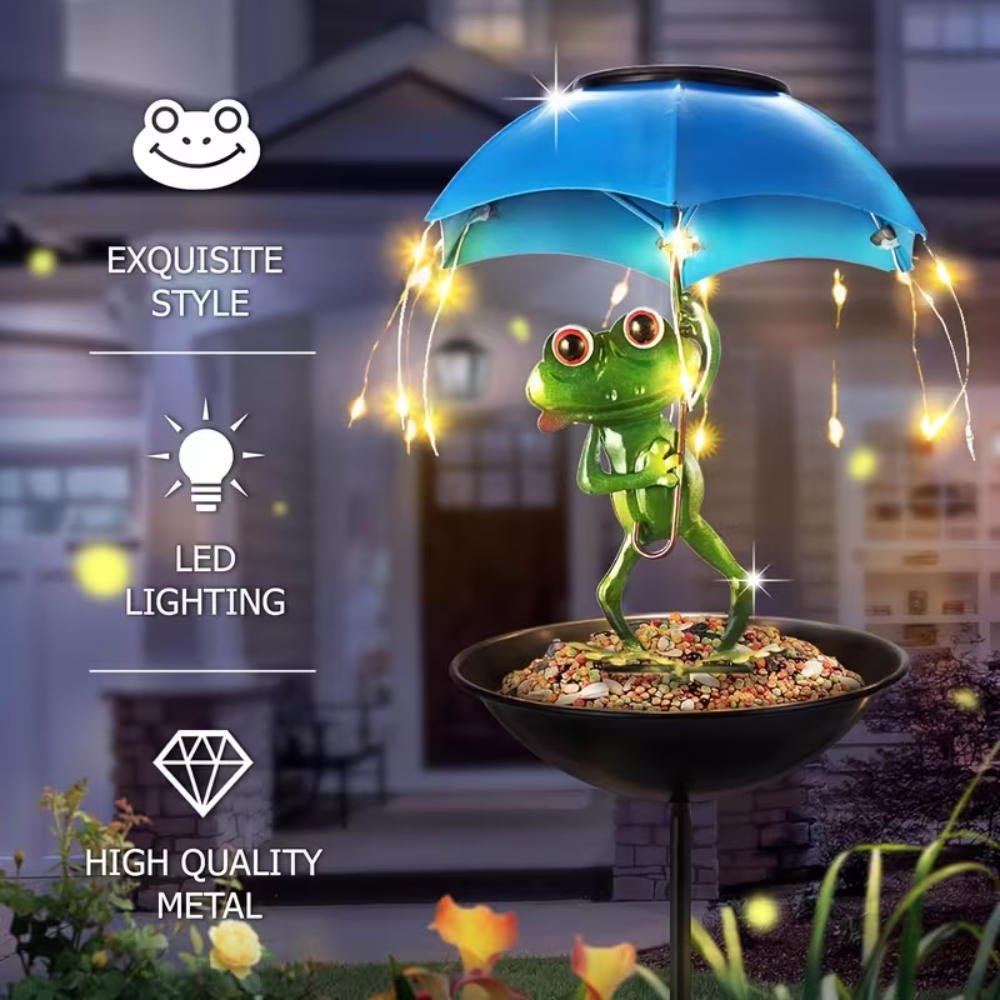 Solar Bird Feeder Metal Outdoo - Outdoor Lighting Decor Ideas 리뷰 및 가격
