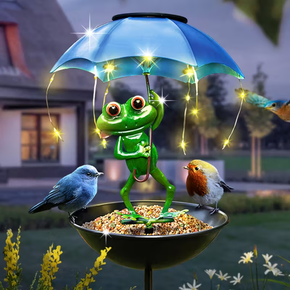 Solar Bird Feeder Metal Outdoo - Outdoor Lighting Decor Ideas 리뷰 및 가격