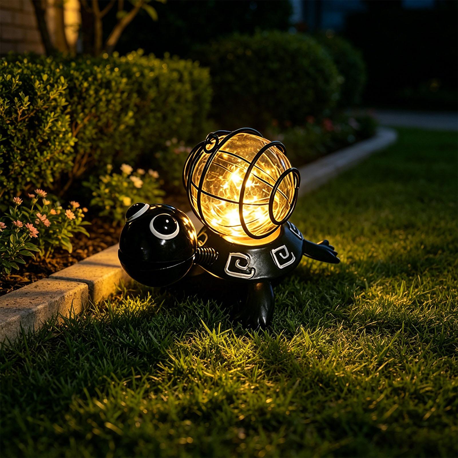 Turtle Solar Lights Outdoor Ga - Yard Lighting Decor 리뷰 및 가격