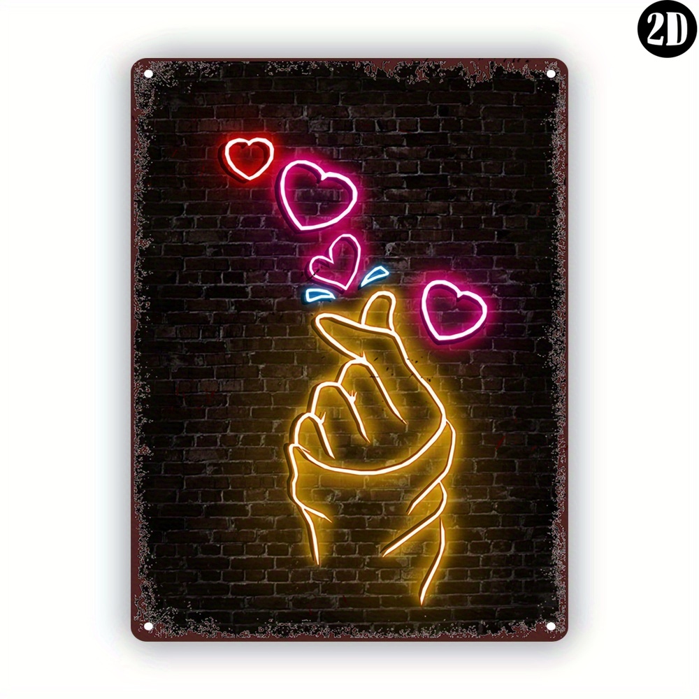 Vintage Metal Tin Sign, Neon‑S - Lighting Metal Wall Decor 리뷰 및 가격