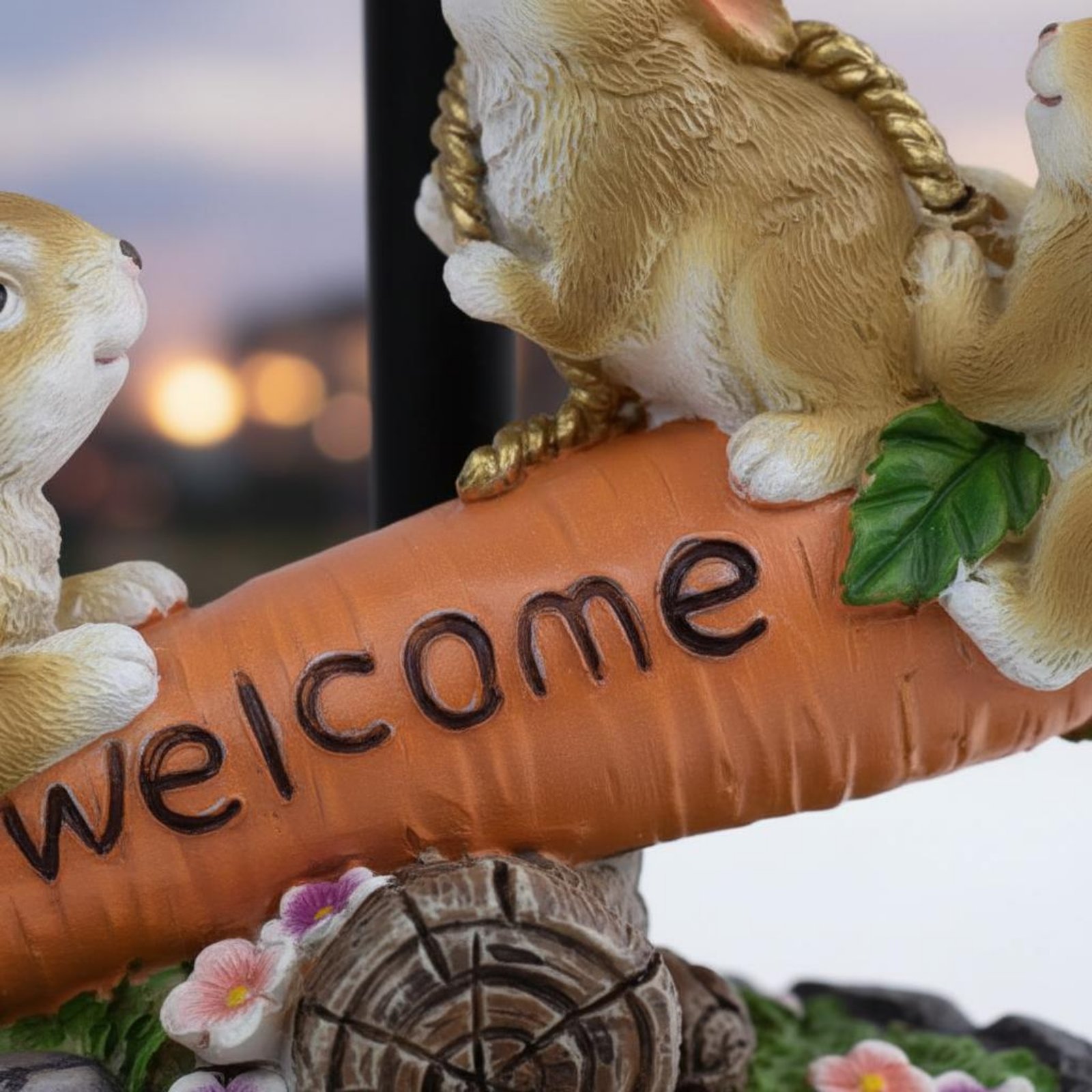 Solar Rabbit Statue Decorative - Yard Lighting Decor 리뷰 및 가격