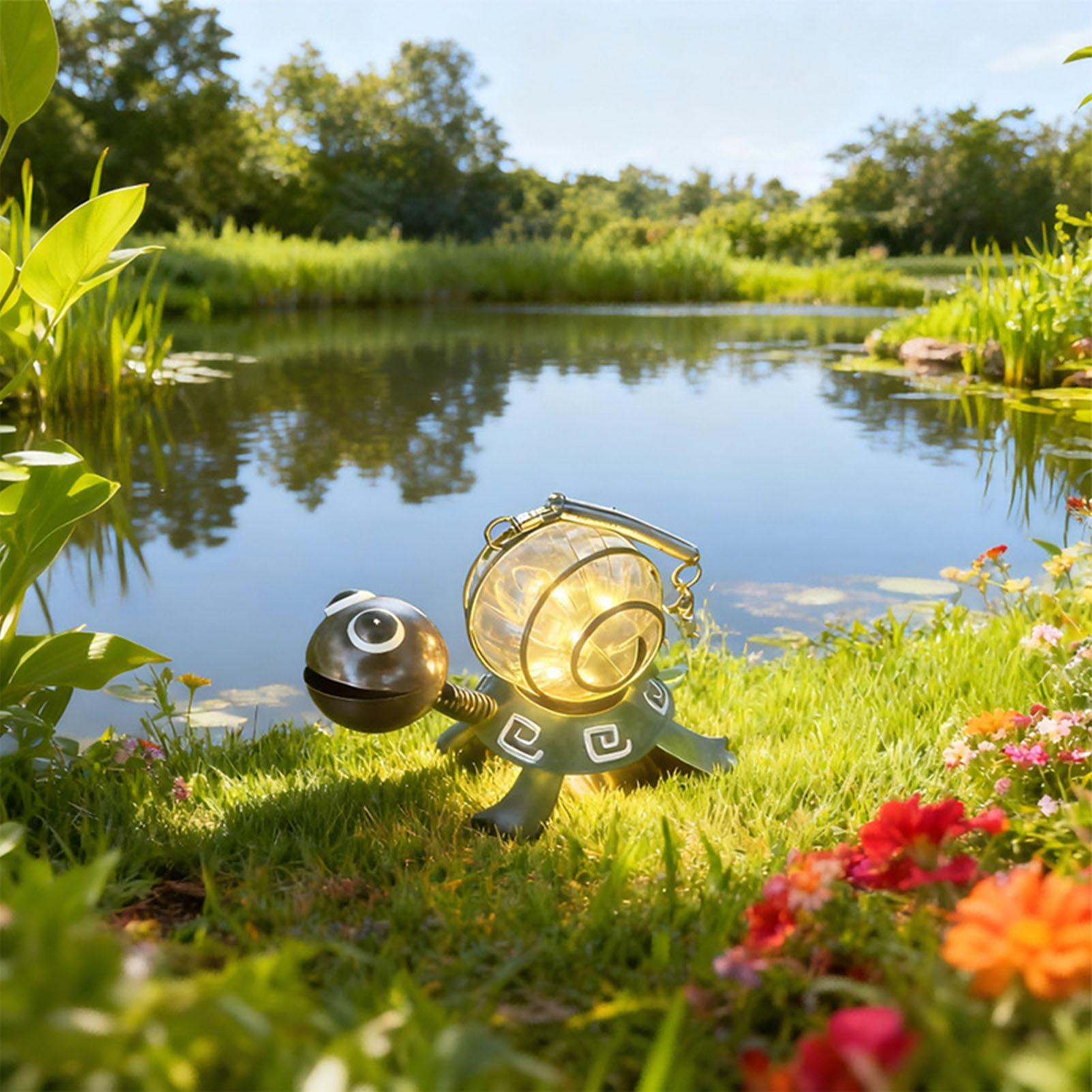 Turtle Solar Lights Outdoor Ga - Yard Lighting Decor 리뷰 및 가격
