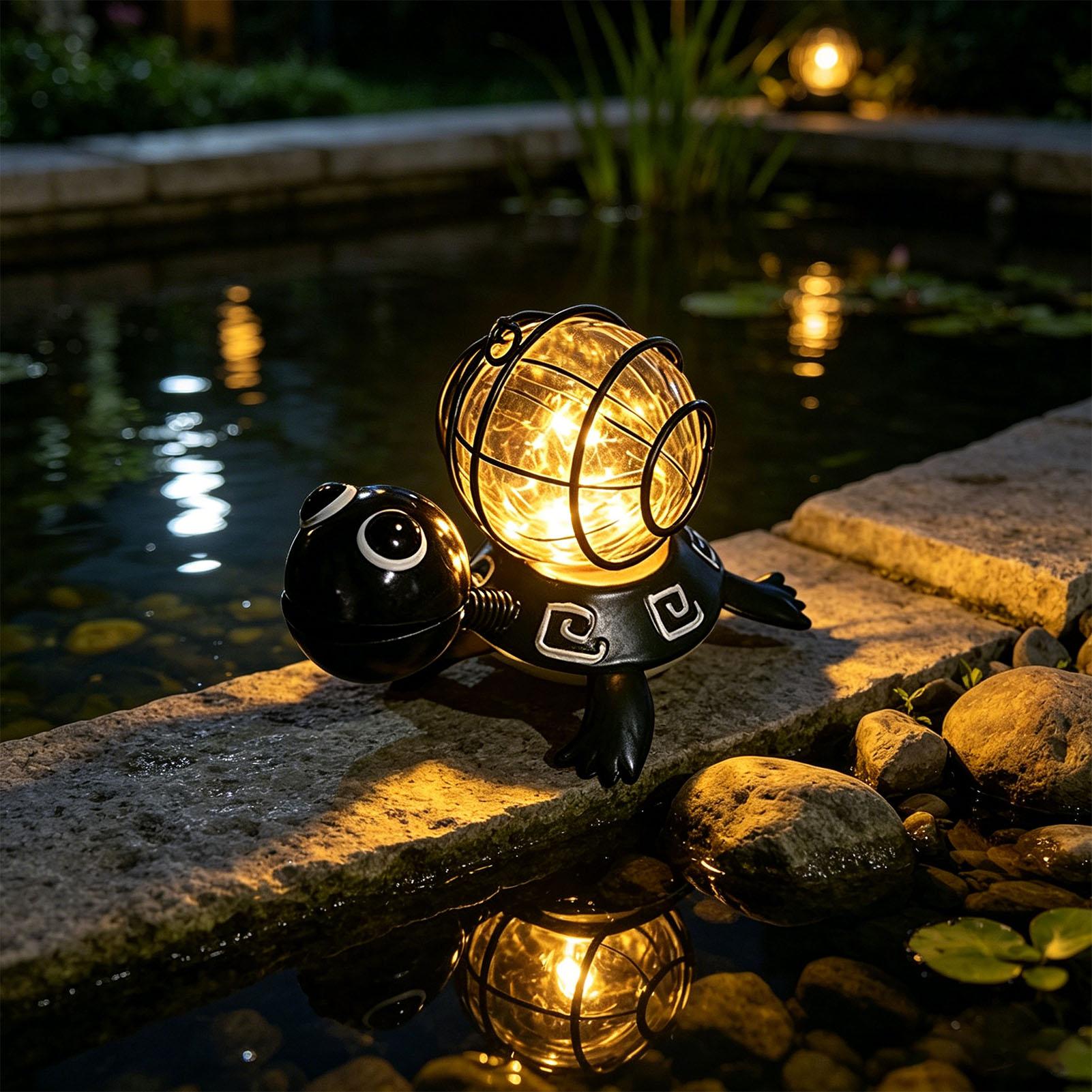 Turtle Solar Lights Outdoor Ga - Yard Lighting Decor 리뷰 및 가격