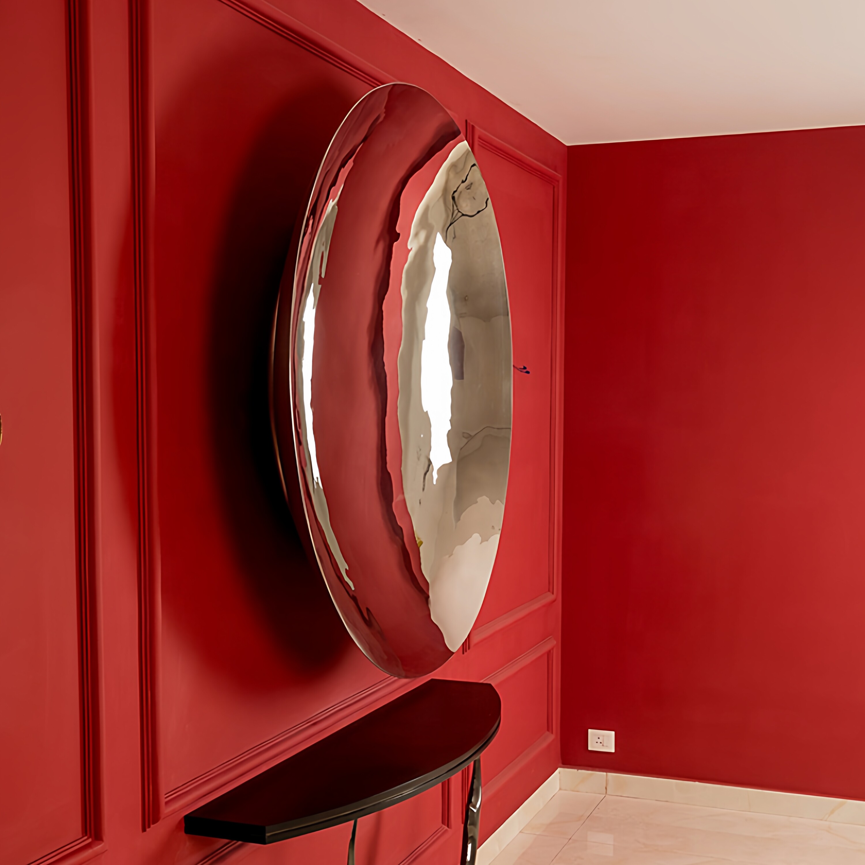 Stainless steel circular paint - Lighting Metal Wall Decor 리뷰 및 가격
