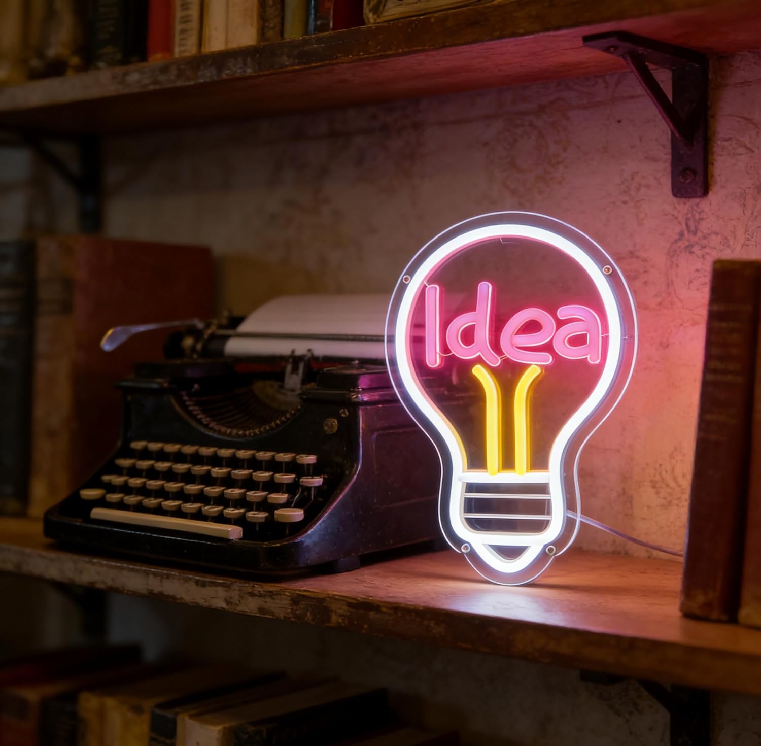 Idea Neon Sign USB Powered LED - Outdoor Lighting Decor Ideas 리뷰 및 가격
