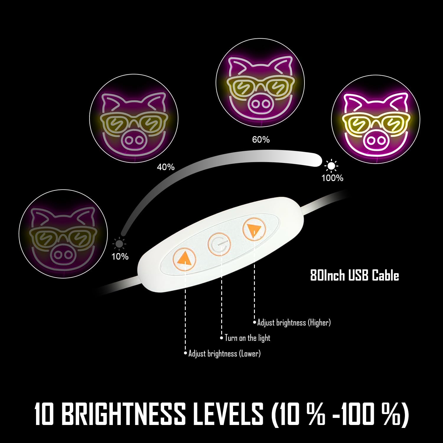 Idea Neon Sign USB Powered LED - Outdoor Lighting Decor Ideas 리뷰 및 가격