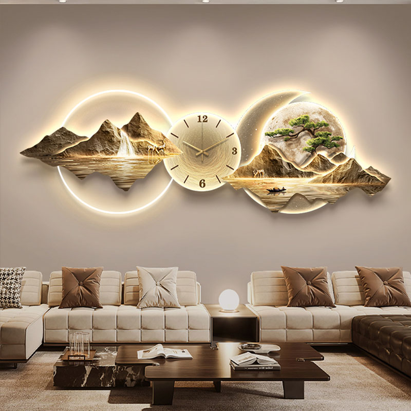 Living Room Wall Clocks Art Mu - Lighting Home Decor Wall Clocks 리뷰 및 가격