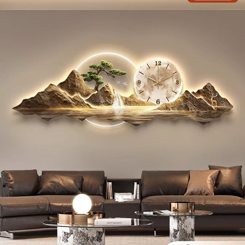 Living Room Wall Clocks Art Mu - Lighting Home Decor Wall Clocks 리뷰 및 가격