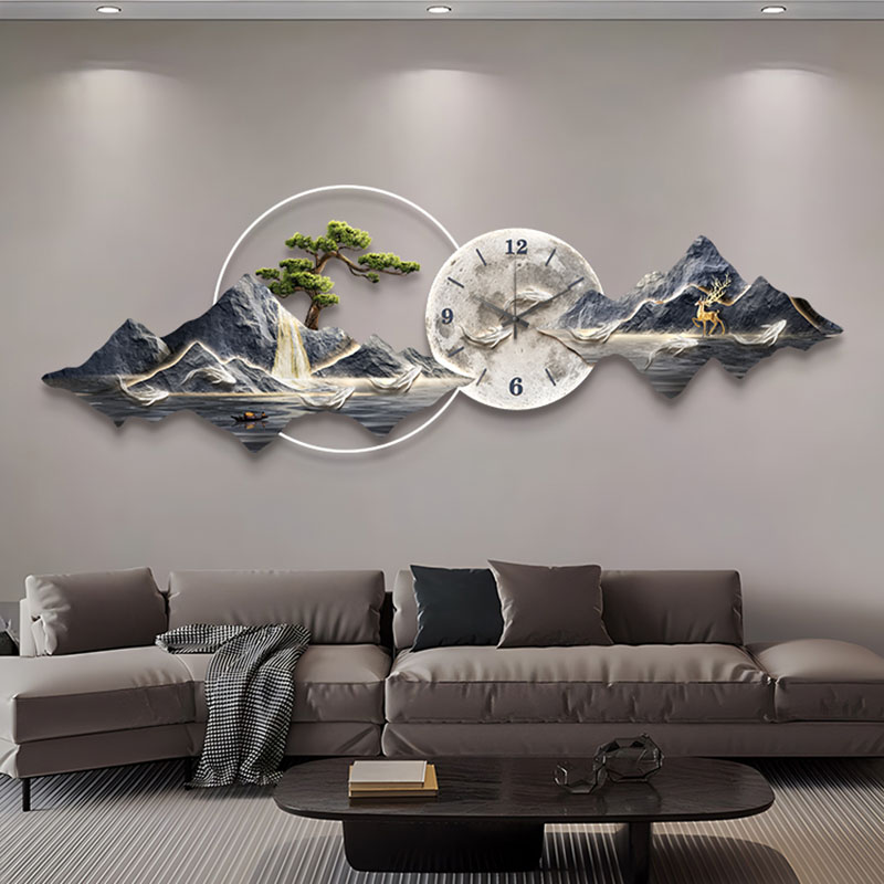 Living Room Wall Clocks Art Mu - Lighting Home Decor Wall Clocks 리뷰 및 가격