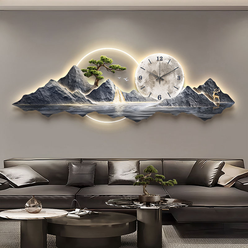 Living Room Wall Clocks Art Mu - Lighting Home Decor Wall Clocks 리뷰 및 가격
