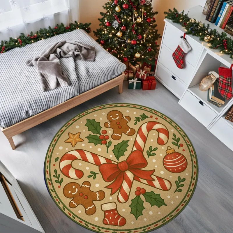3D Christmas Village Rug Winte - Outdoor Lighting Decor Ideas 리뷰 및 가격