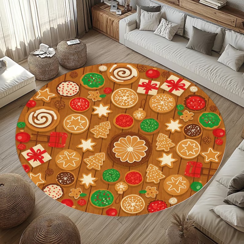 3D Christmas Village Rug Winte - Outdoor Lighting Decor Ideas 리뷰 및 가격