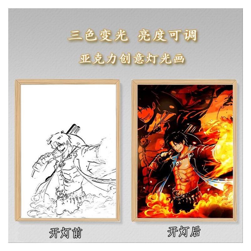 BANDAI One Piece Monkey D. Luf - Lighting Home Decor Products 리뷰 및 가격