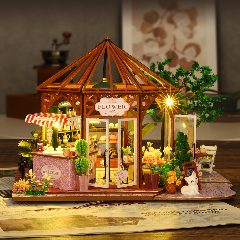 DIY Wooden Miniature Model Kit - Lighting Home Decor Products 리뷰 및 가격
