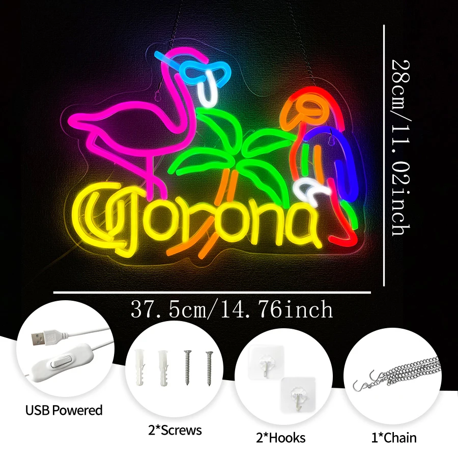 Bar Light Up Signs Extra Beer  - Wall Decor Lighting Tree 리뷰 및 가격