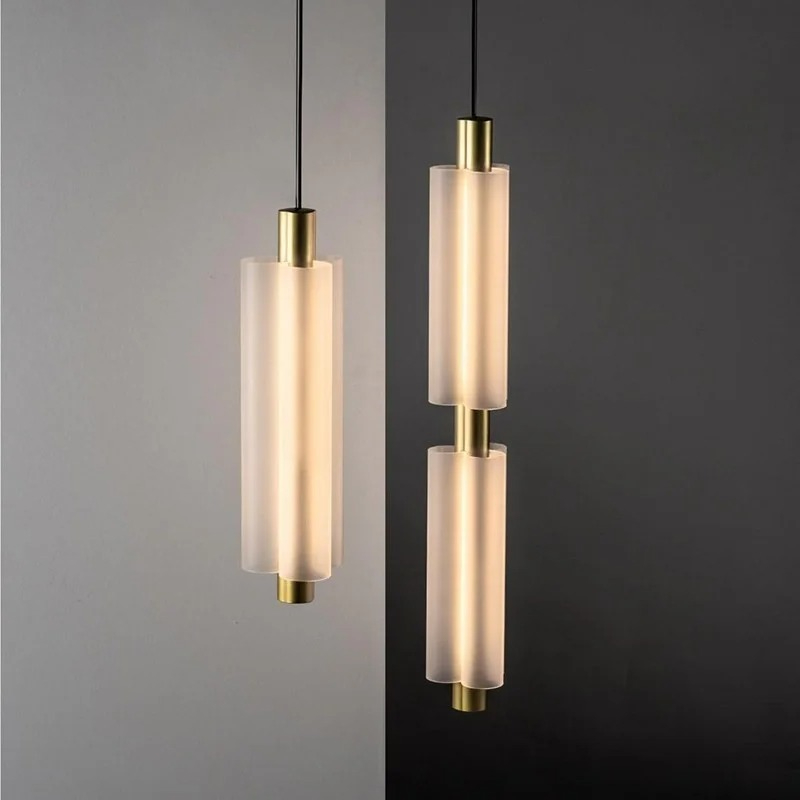 Modern Long Acrylic Pendant Li - Lighting Metal Wall Decor 리뷰 및 가격