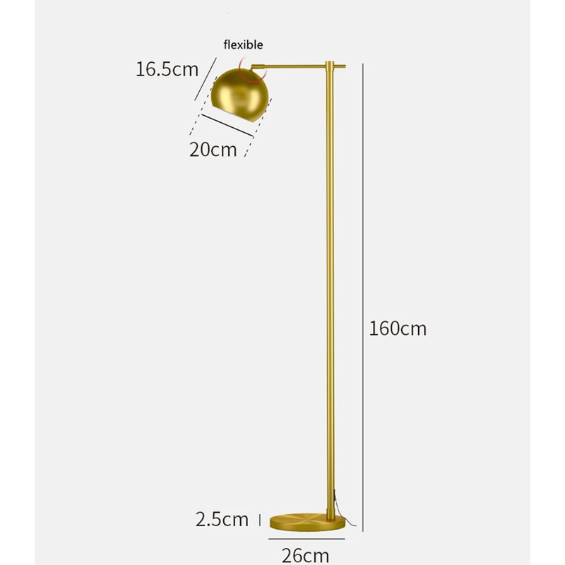 (Sea shipping)Gold Floor Lamp  - Decor Lighting Floor Lamps 리뷰 및 가격