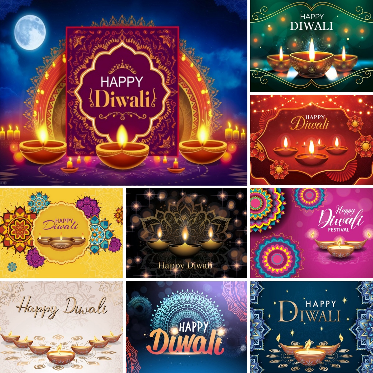 Happy Diwali Photography Backg - Lighting Decoration For Diwali 리뷰 및 가격
