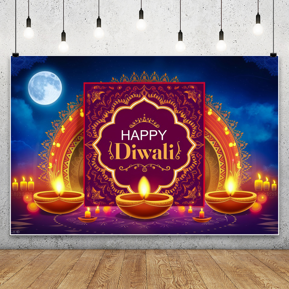 Happy Diwali Photography Backg - Lighting Decoration For Diwali 리뷰 및 가격