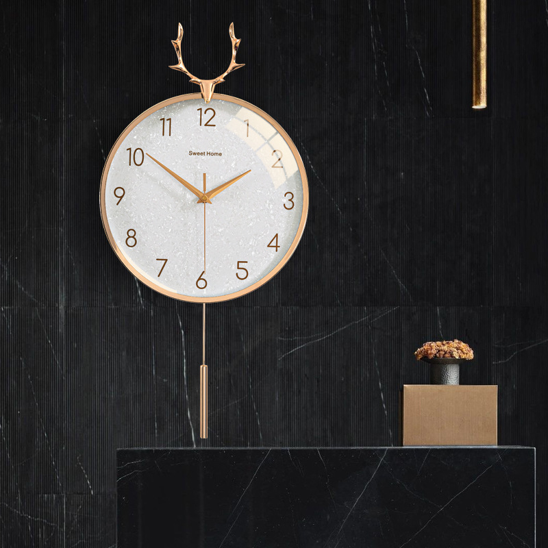 Nordic clock light luxury wall - Lighting Home Decor Wall Clocks 리뷰 및 가격