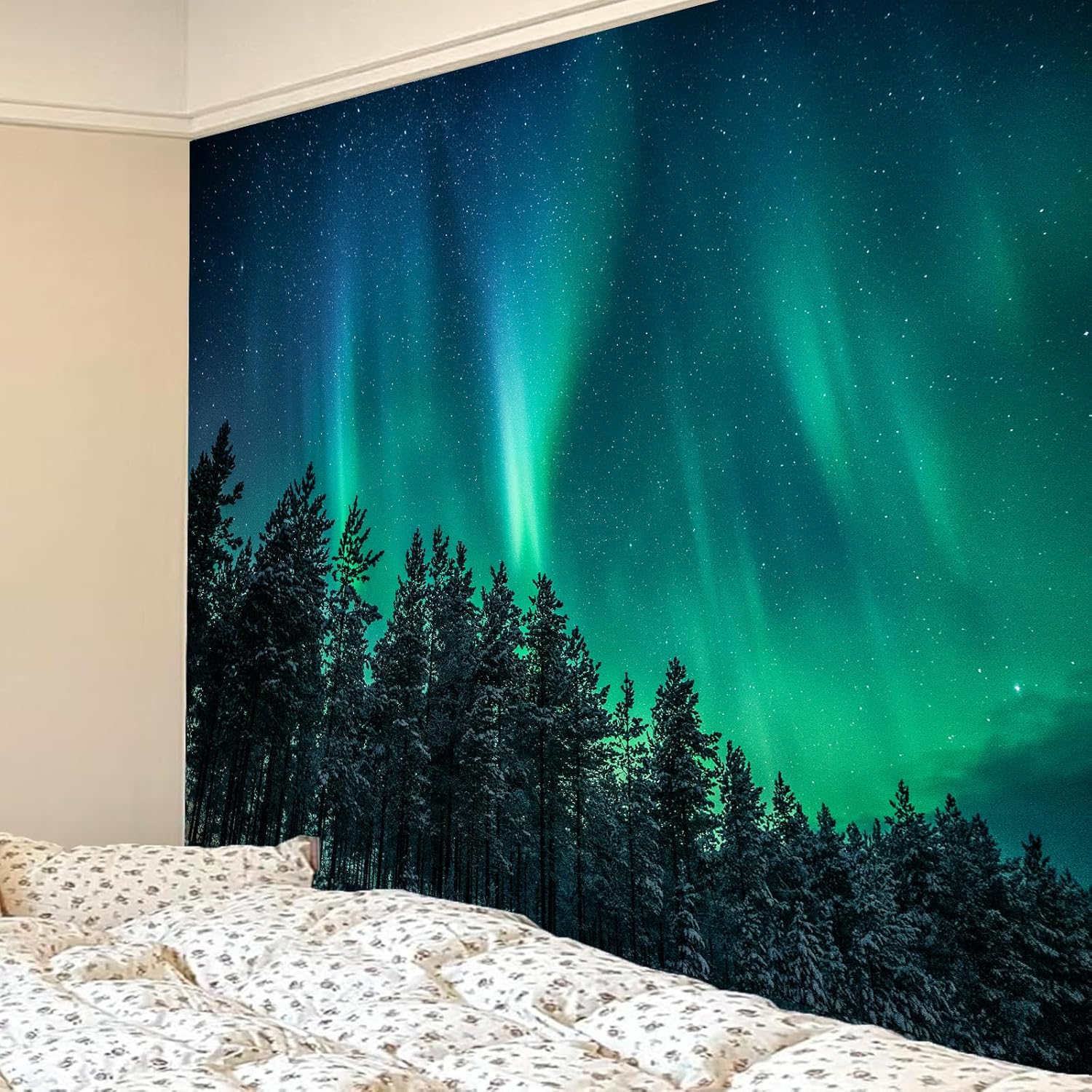 Large Northern Lights Tapestry - Wall Decor Lighting Tree 리뷰 및 가격