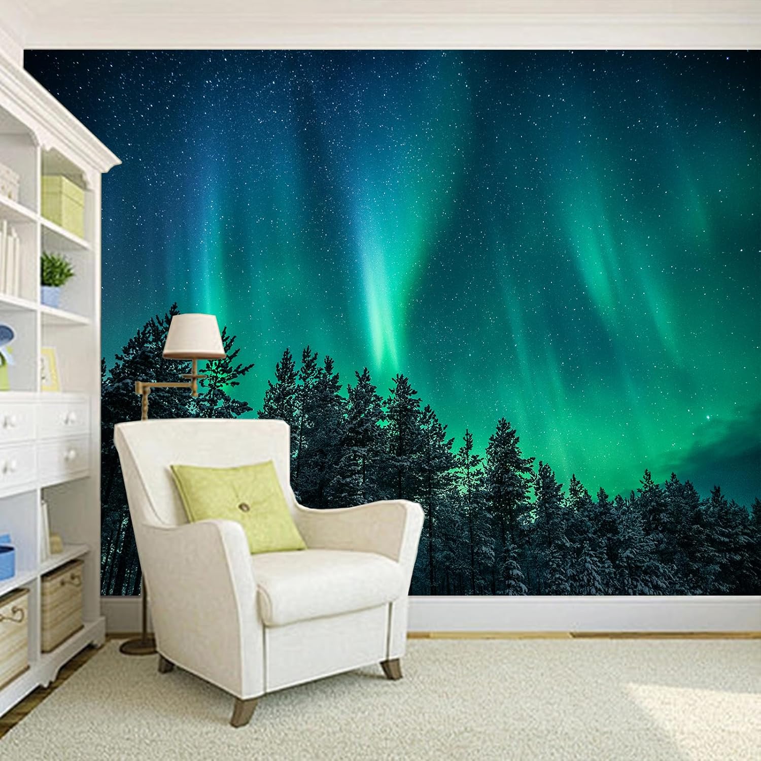 Large Northern Lights Tapestry - Wall Decor Lighting Tree 리뷰 및 가격