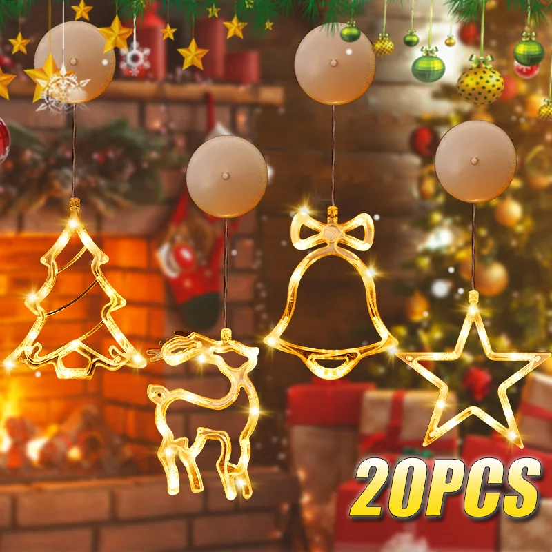 1-20PCS LED Christmas Suction  - Wall Decor Lighting Tree 리뷰 및 가격