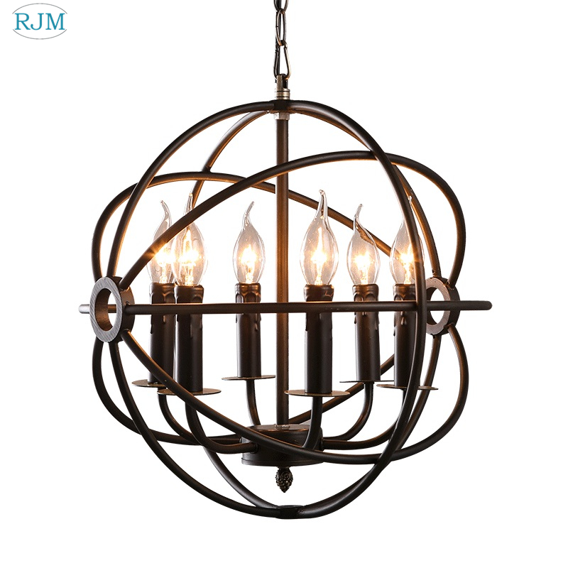 American Industrial Loft Candl - Lzpz Rui Decor Lighting Store 리뷰 및 가격