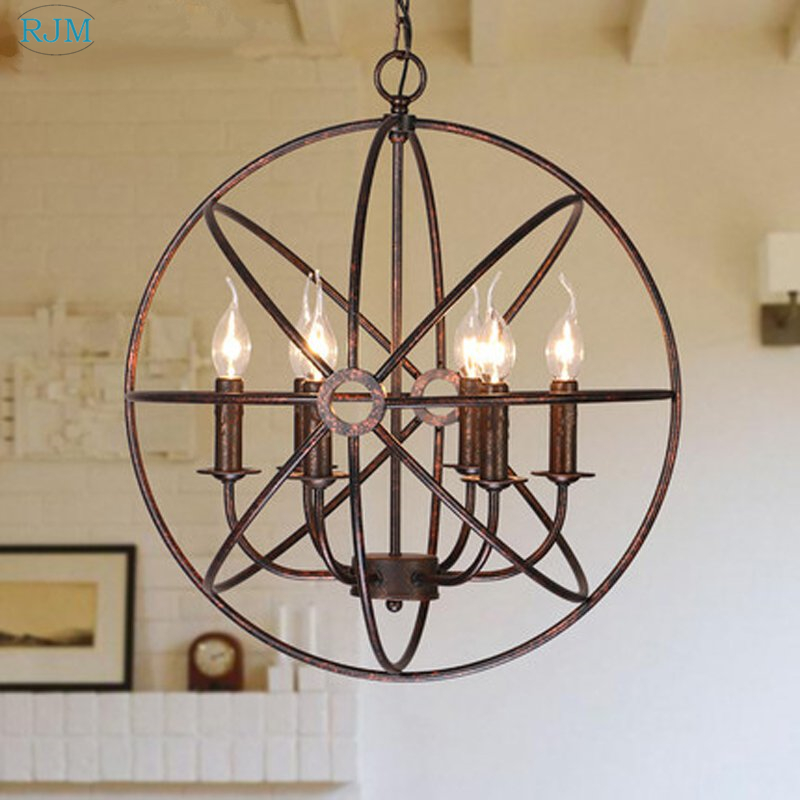 American Industrial Loft Candl - Lzpz Rui Decor Lighting Store 리뷰 및 가격