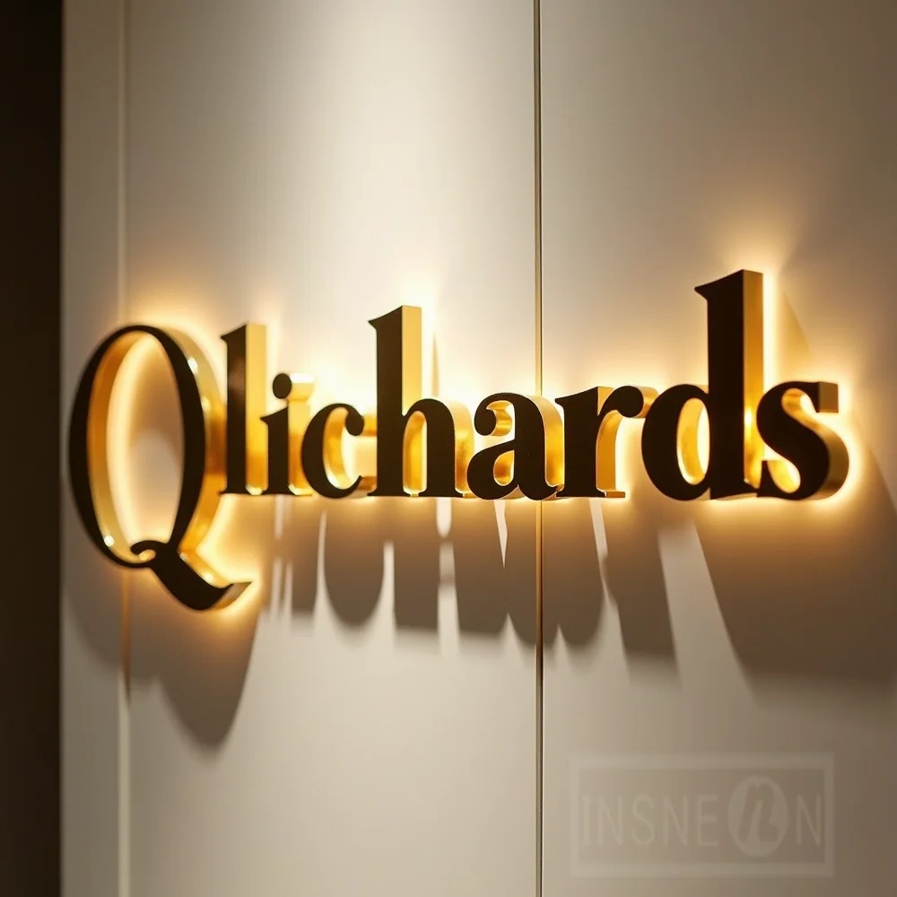 Custom Metal LED Sign Wall Log - Lighting Metal Wall Decor 리뷰 및 가격