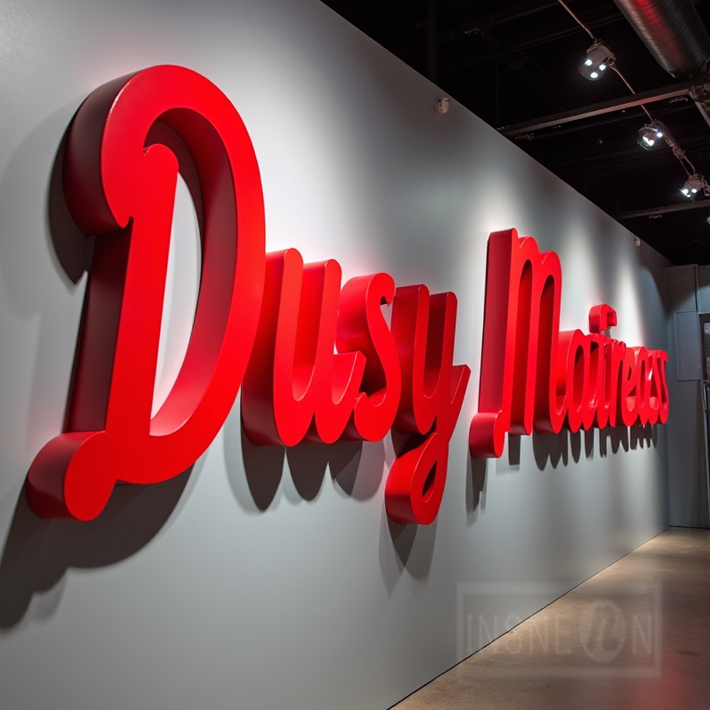 Custom Metal LED Sign Wall Log - Lighting Metal Wall Decor 리뷰 및 가격
